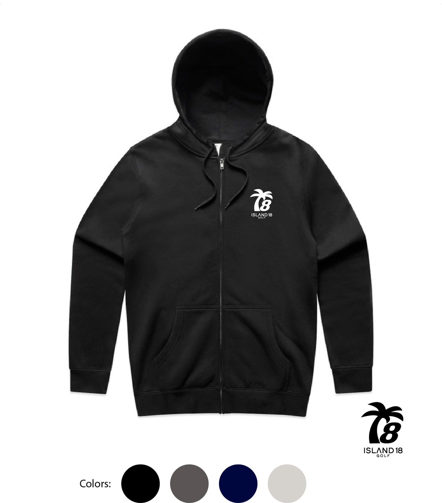Island18 Premium Zip Hood