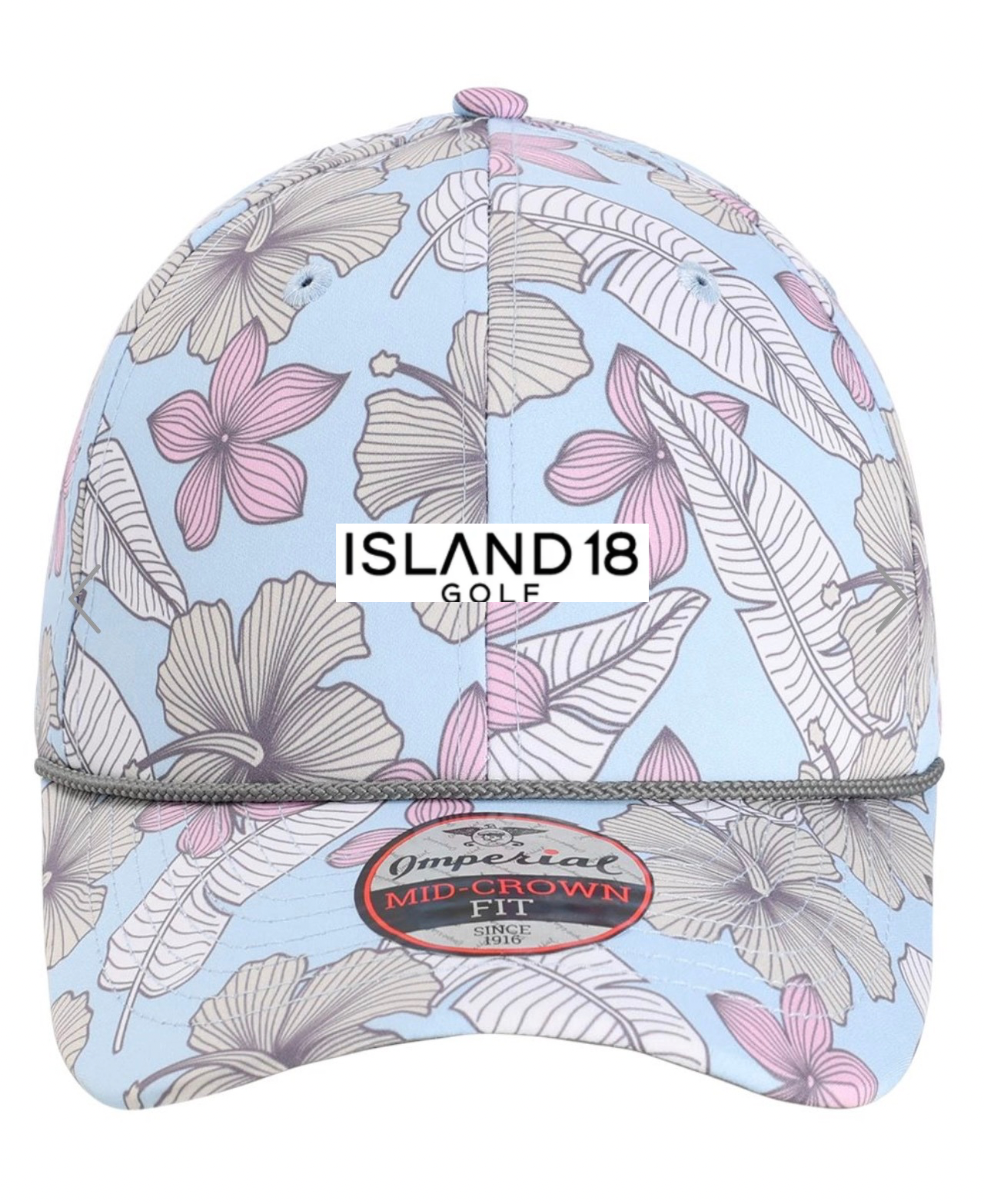 Island 18 Performance  Floral Cap